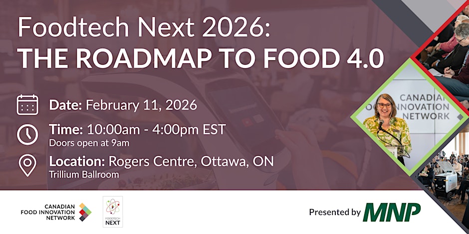 Foodtech Next 2026: The Roadmap to Food 4.0